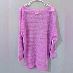 NEW Maeve for Anthropologie lilac wool tunic sweater long sleeve size medium